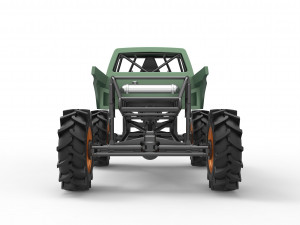 Mud truck 2 Scale 1 to 25 3Dプリントモデル