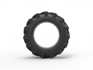Offroad tire 38 Scale 1 to 25 Modello di stampa 3D