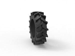 Offroad tire 38 Scale 1 to 25 Modello di stampa 3D