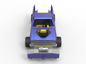 Pulling truck 4wd Scale 1 to 25 3D Print Model