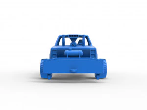 Pulling truck 4wd Scale 1 to 25 3D Print Model