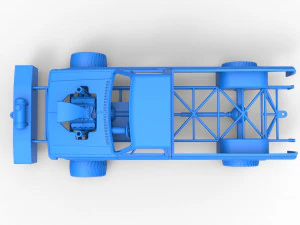 Pulling truck 4wd Scale 1 to 25 3D Print Model