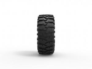 Offroad tire 39 Scale 1 to 25 Modèles 3D en vedette