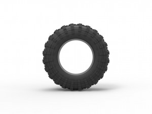 Offroad tire 39 Scale 1 to 25 Modèles 3D en vedette