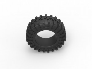 Offroad tire 39 Scale 1 to 25 Modèles 3D en vedette