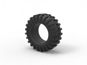 Offroad tire 39 Scale 1 to 25 Modèles 3D en vedette