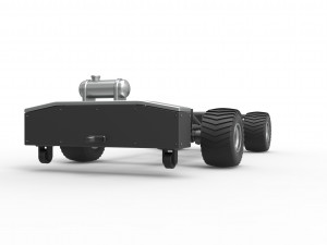 Chassis of 4wd pulling truck Scale 1 to 25 3D Принт Модель