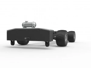 Chassi de caminh&atilde;o puxador 4x4 Escala 1 a 25 Modelo de Impressão 3D