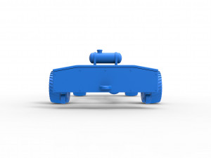 Chassis of 4wd pulling truck Scale 1 to 25 3D Принт Модель