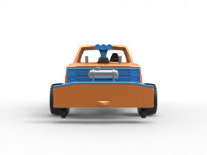 Pulling truck 6wd Scale 1 to 25 Modello di stampa 3D