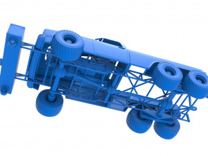 Pulling truck 6wd Scale 1 to 25 Modello di stampa 3D