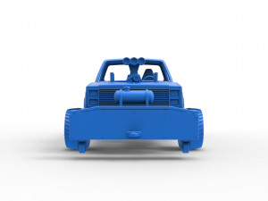 Pulling truck 6wd Scale 1 to 25 Modello di stampa 3D