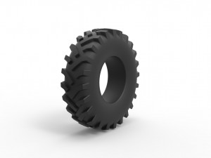 Offroad tire 40 Scale 1 to 25 Model Cetak 3D