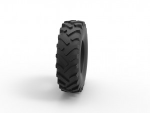 Offroad tire 40 Scale 1 to 25 Model Cetak 3D