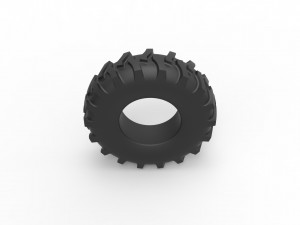 Offroad tire 41 Scale 1 to 25 3D Принт Модель