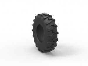 Offroad tire 41 Scale 1 to 25 3D Принт Модель