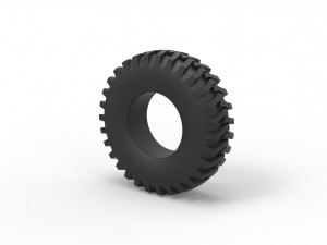 Offroad tire 42 Scale 1 to 25 3D printmodel