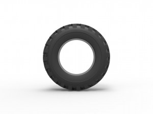 Offroad tire 43 Scale 1 to 25 Modèles 3D en vedette