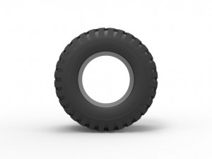 Offroad tire 44 Scale 1 to 25 3Dプリントモデル