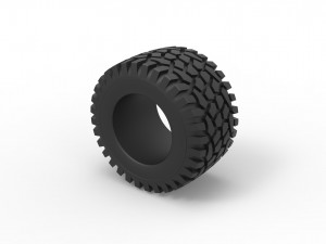 Offroad tire 44 Scale 1 to 25 3Dプリントモデル