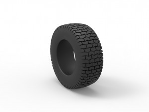 Offroad tire 45 Scale 1 to 25 3D प्रिंट मॉडल