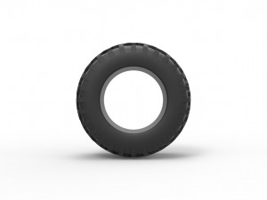 Offroad tire 47 Scale 1 to 25 Model do druku 3D