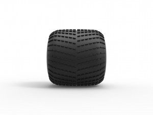 Low pressure tire 8 Scale 1 to 25 3D Принт Модель