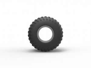 Low pressure tire 8 Scale 1 to 25 3D Принт Модель