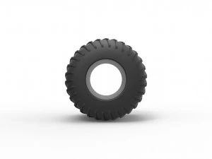 Low pressure tire 8 Scale 1 to 25 3D Print Model