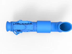 Jet engine 5 Scale 1 to 25 3D Print Model