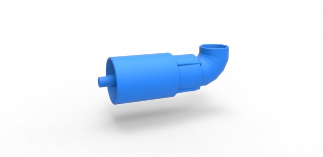Jet engine 6 Scale 1 to 25 3D-Druckmodell .c4d .max .obj .3ds .fbx .stl .blend 