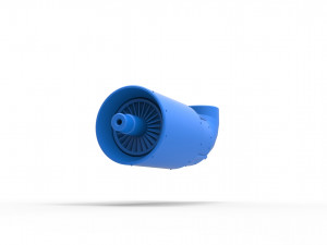 Jet engine 6 Scale 1 to 25 3D-Druckmodell