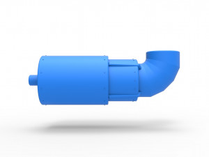 Jet engine 6 Scale 1 to 25 3D-Druckmodell