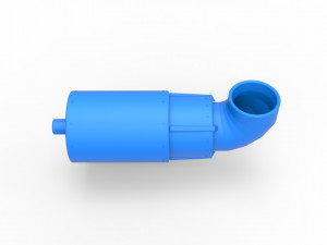 Jet engine 6 Scale 1 to 25 3D-Druckmodell