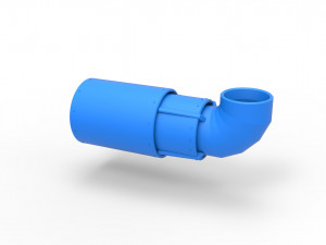Jet engine 6 Scale 1 to 25 3D-Druckmodell