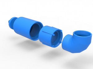Jet engine 6 Scale 1 to 25 3D-Druckmodell