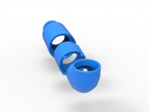 Jet engine 6 Scale 1 to 25 3D-Druckmodell