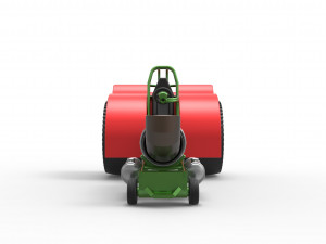 Pulling tractor with single jet engine Scale 1 to 25 3D Print Model