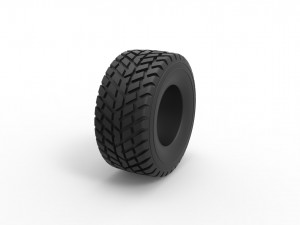 Offroad tire 48 Scale 1 to 25 Model do druku 3D