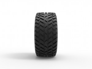 Offroad tire 48 Scale 1 to 25 Model do druku 3D