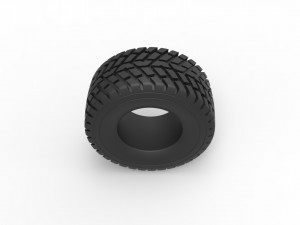 Offroad tire 48 Scale 1 to 25 Model do druku 3D