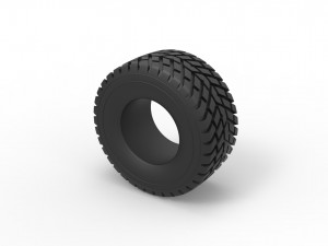 Offroad tire 48 Scale 1 to 25 Model do druku 3D