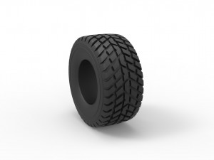 Offroad tire 48 Scale 1 to 25 Model do druku 3D