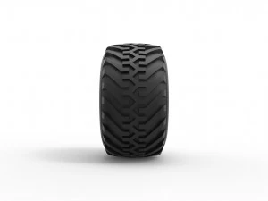 Offroad tire 49 Scale 1 to 25 3D Print Model