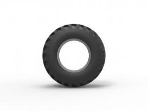 Offroad tire 49 Scale 1 to 25 3D Print Model