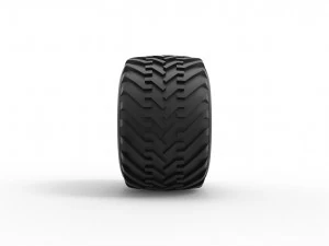 Offroad tire 50 Scale 1 to 25 3D Print Model