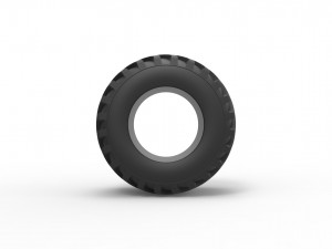 Offroad tire 50 Scale 1 to 25 Model do druku 3D