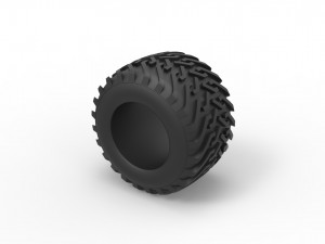 Offroad tire 50 Scale 1 to 25 Model do druku 3D