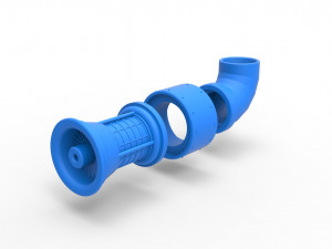 Jet engine 7 Scale 1 to 25 3D Принт Модель