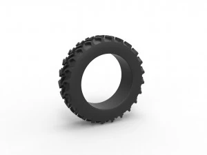 Tractor tire 5 Scale 1 to 25 3D Print Model